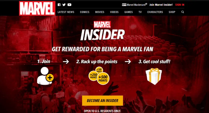 Marvel Finds Enhanced Customer Engagement From Insider Loyalty Program – May 4, 2017