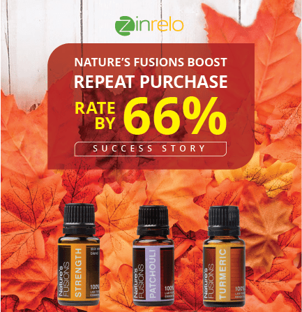 Boost Repeat Purchase Rate, Nature&#8217;s fusion landing page