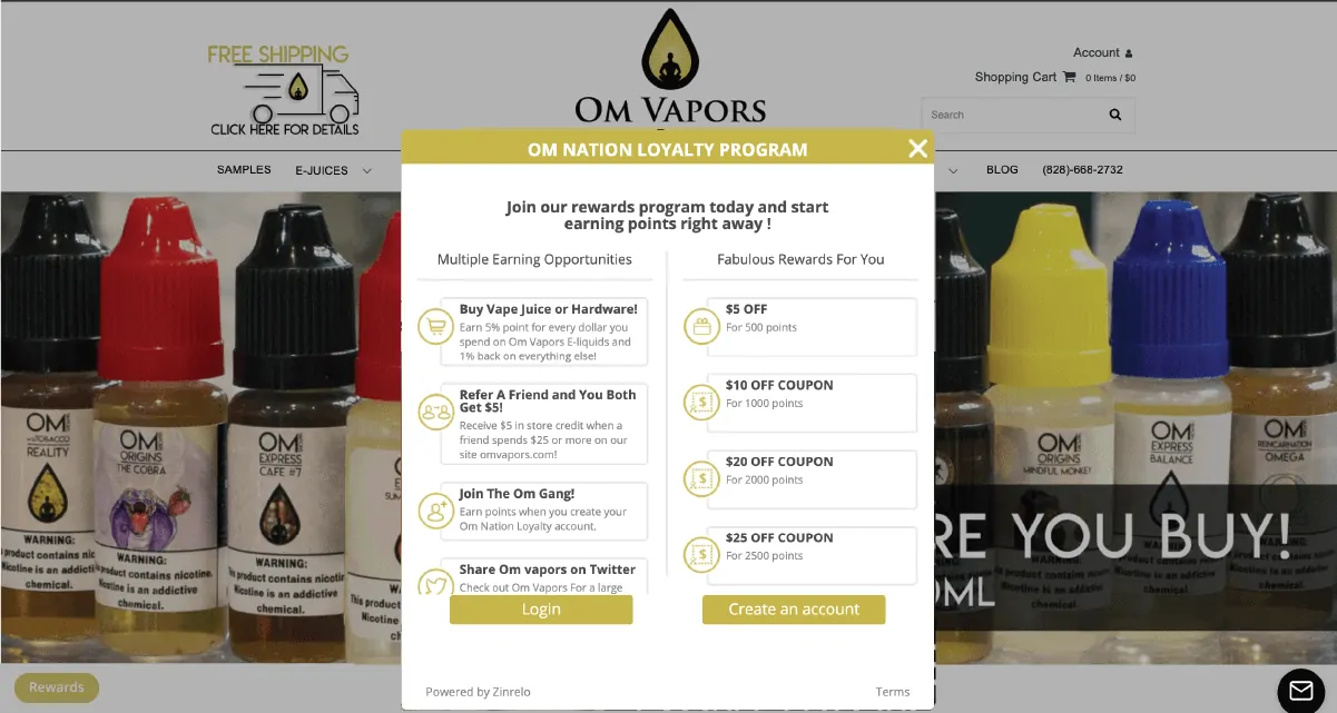 Om Vapors to Achieve 3.51X Increase in Repeat Purchase Revenue