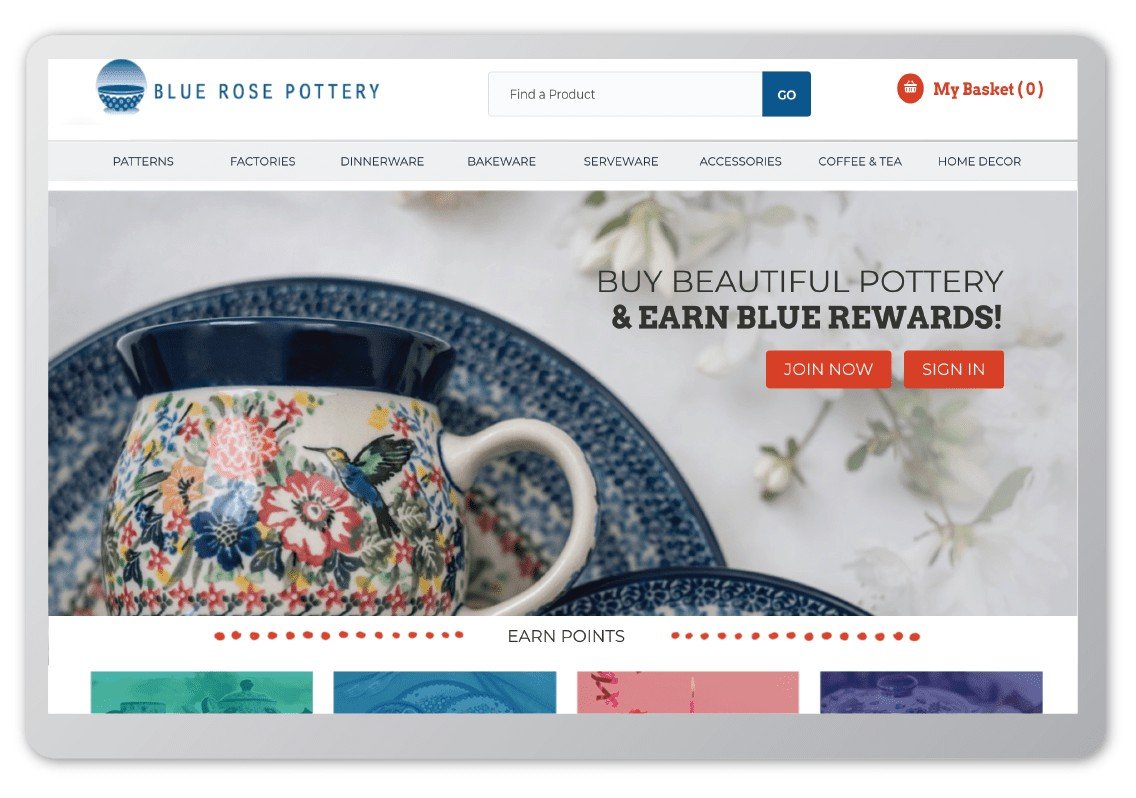 Increases Repeat Purchase Revenue, Blue Rose Pottery &#8211; success story