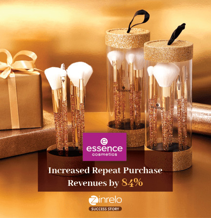 repeat purchase revenues, Essence Cosmetics Case Study &#8211; Landing Page