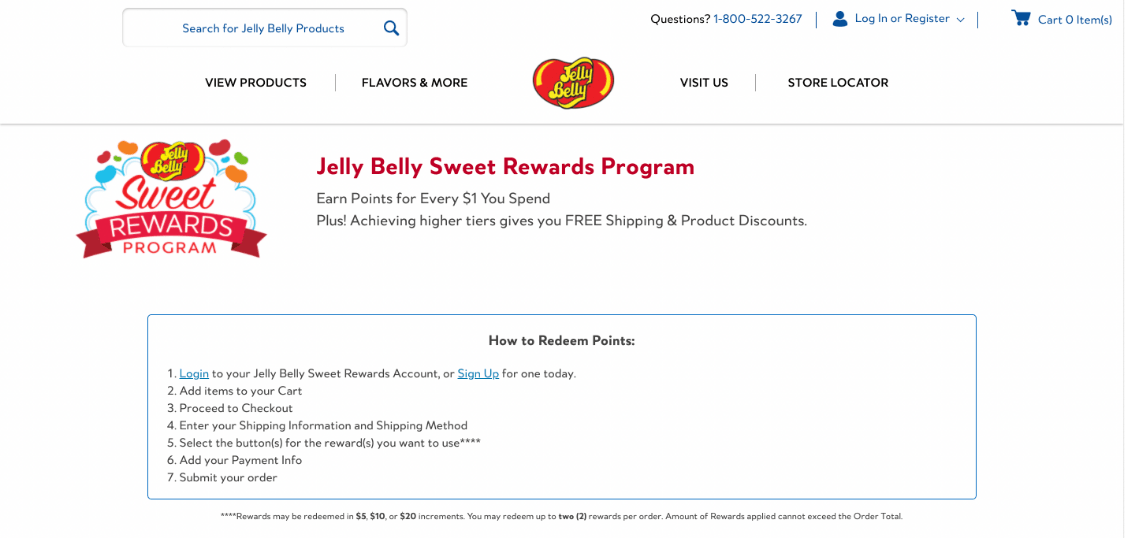 Jelly Belly, Jelly Belly Showcase Page
