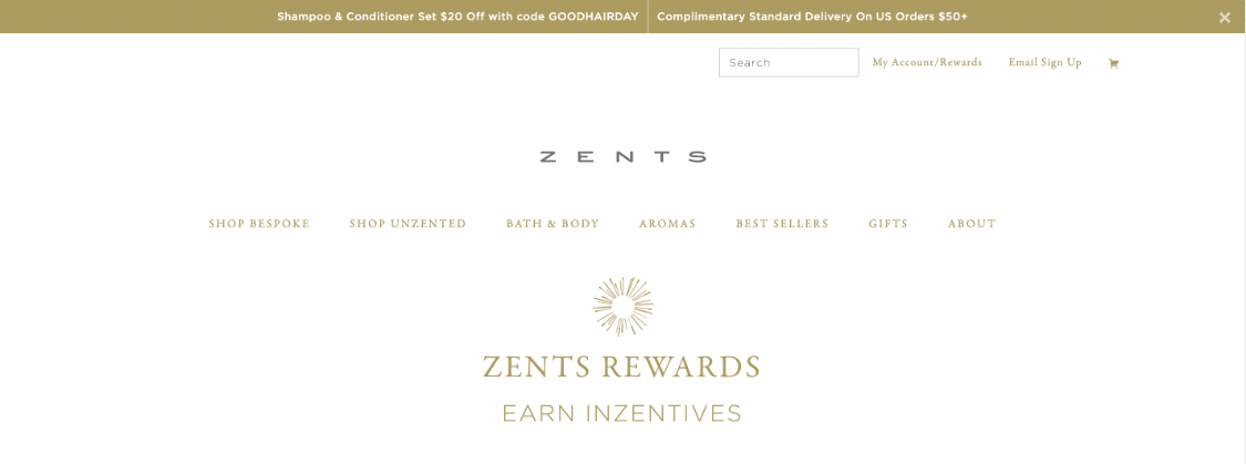 zents, Zents Showcase Page