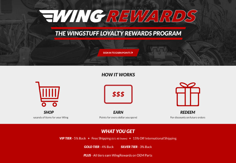 Top loyalty program in the Automotive industry-Wing Rewards Program