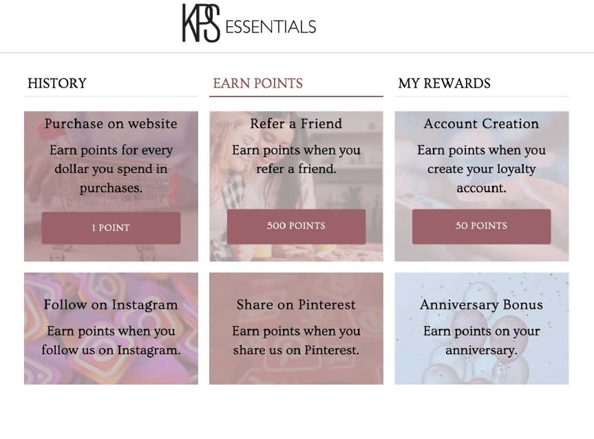 KPS Essentials Loyalty Program-