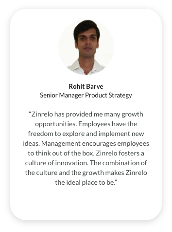 zinrelo career, Career and Growth Opportunities at Zinrelo