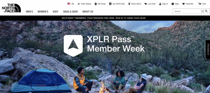 The North Face’s XPLR Pass Loyalty program