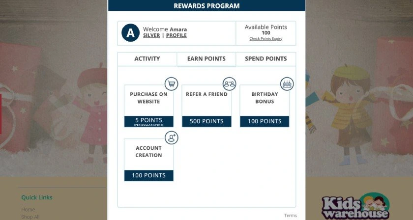 Kids-Warehouse-Loyalty-Program